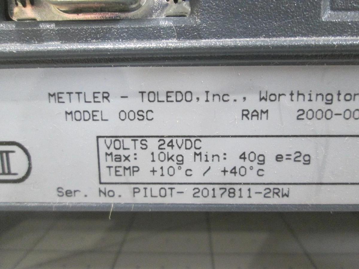 Used Mettler Toledo, SC 10, Model 00SC, Scale, Used