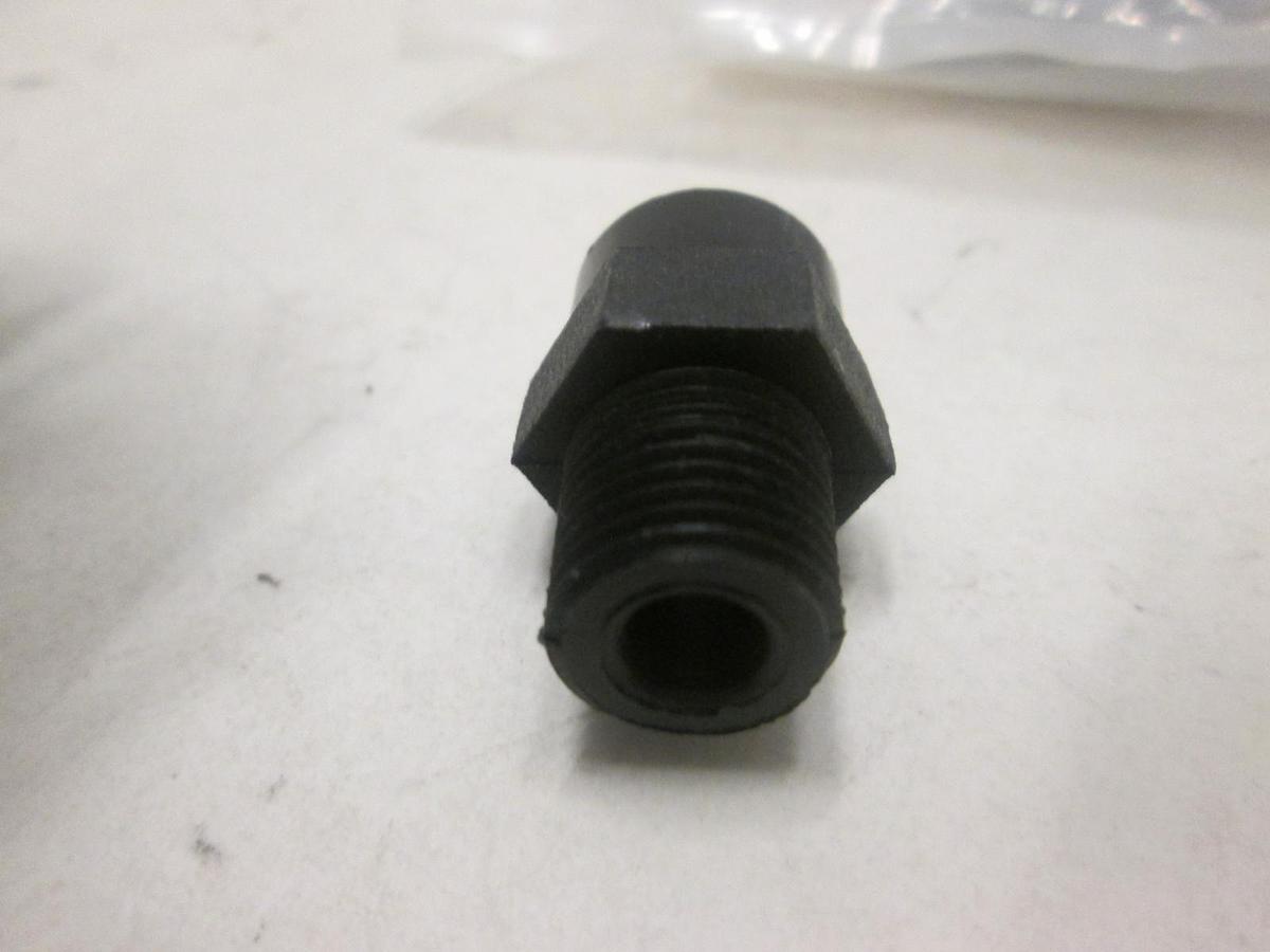 Used INDUSTRIAL SPECIALTIES, PNC-14-4, ADAPTER,NYL,1/4NPTF,1/4NPTM, New, Lot of 4