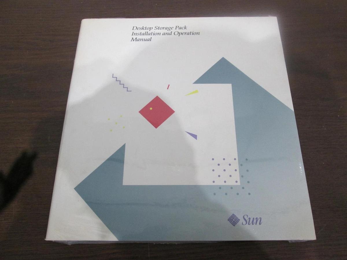 Used Sun, Desktop Storage Pack, Installation and Operation Manual, New