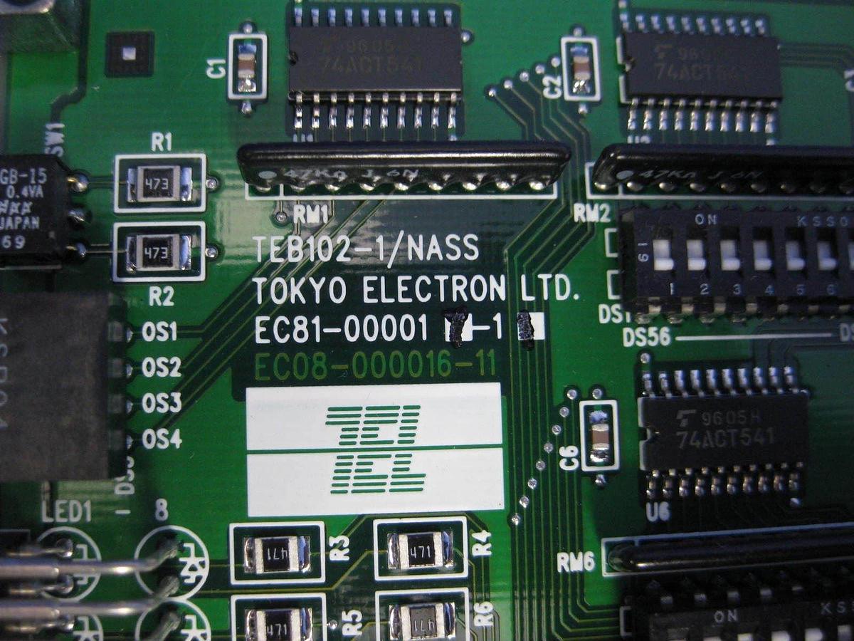Used TEL Tokyo Electron TEB102-1/NASS PCB Module for Waves Controller, Used