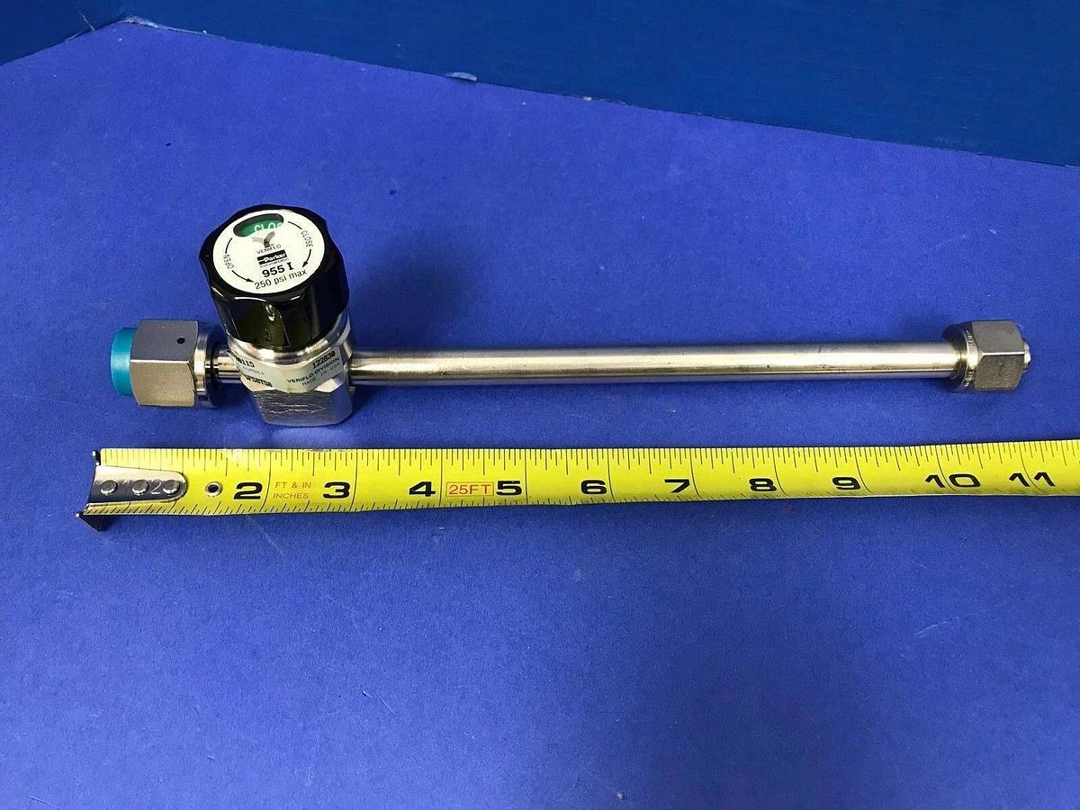 Used Veriflo 955ISFS8TS8 Valve Assy, 1/2" VCR x 1/2" F Swagelok, Used
