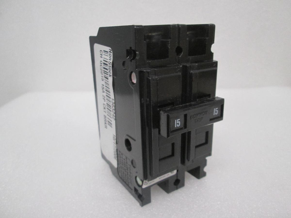 Cutler Hammer, Circuit Breaker, QC2015, 2 Pole, 15A, New