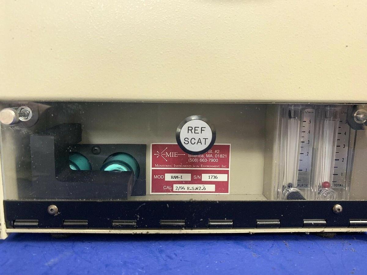 Used MIE RAM-1 Real-Time Aerosol Monitor with Case, Used
