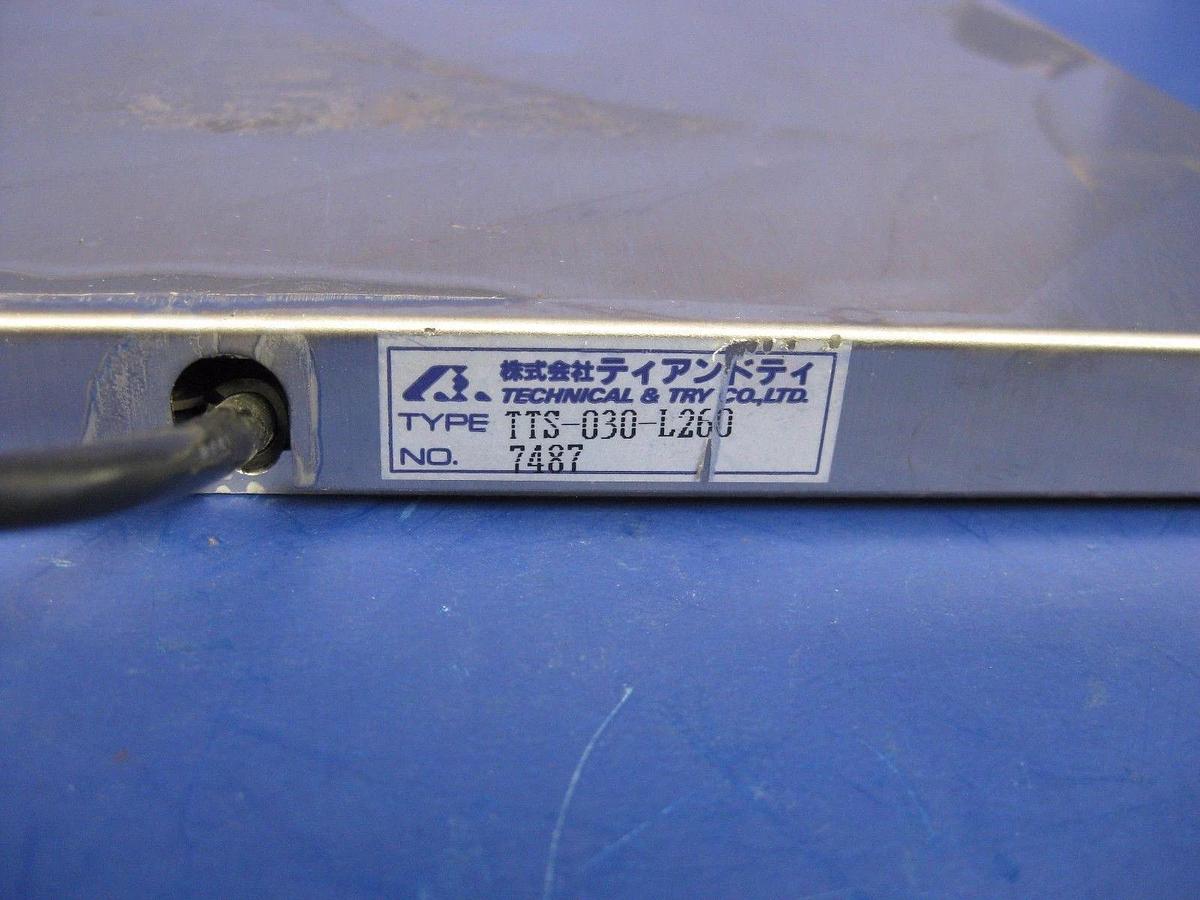 Used TECHNICAL & TRY MX 7500 Controller, MX-7512-030-D and Weight Sensor TTS-030-L260