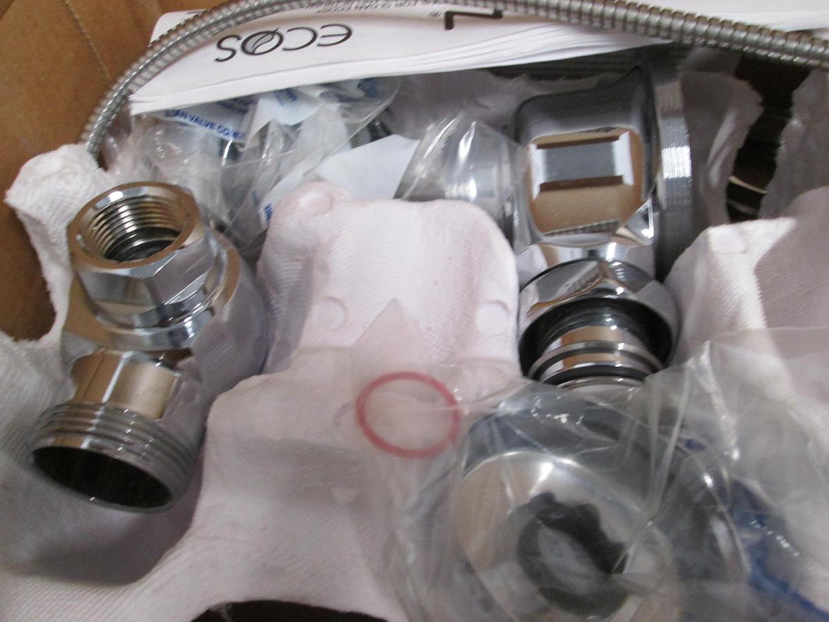 Sloan, 186-0.5, ECOS Flushometer 0.5 GPF 1.9 LPF Chrome Hardware NIB