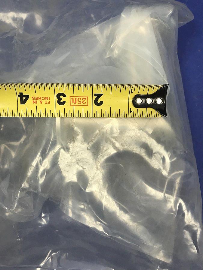 Used Stainless Steel Vacuum Miltered Ebow NW50, 3.5" x 3", New
