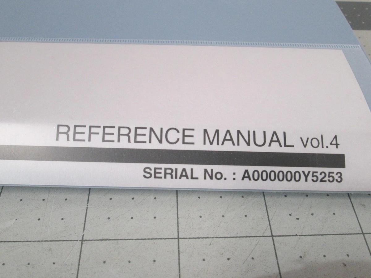 Used TEL Tokyo, ALPHA-8S, Reference Manual, VOL. 4, Used