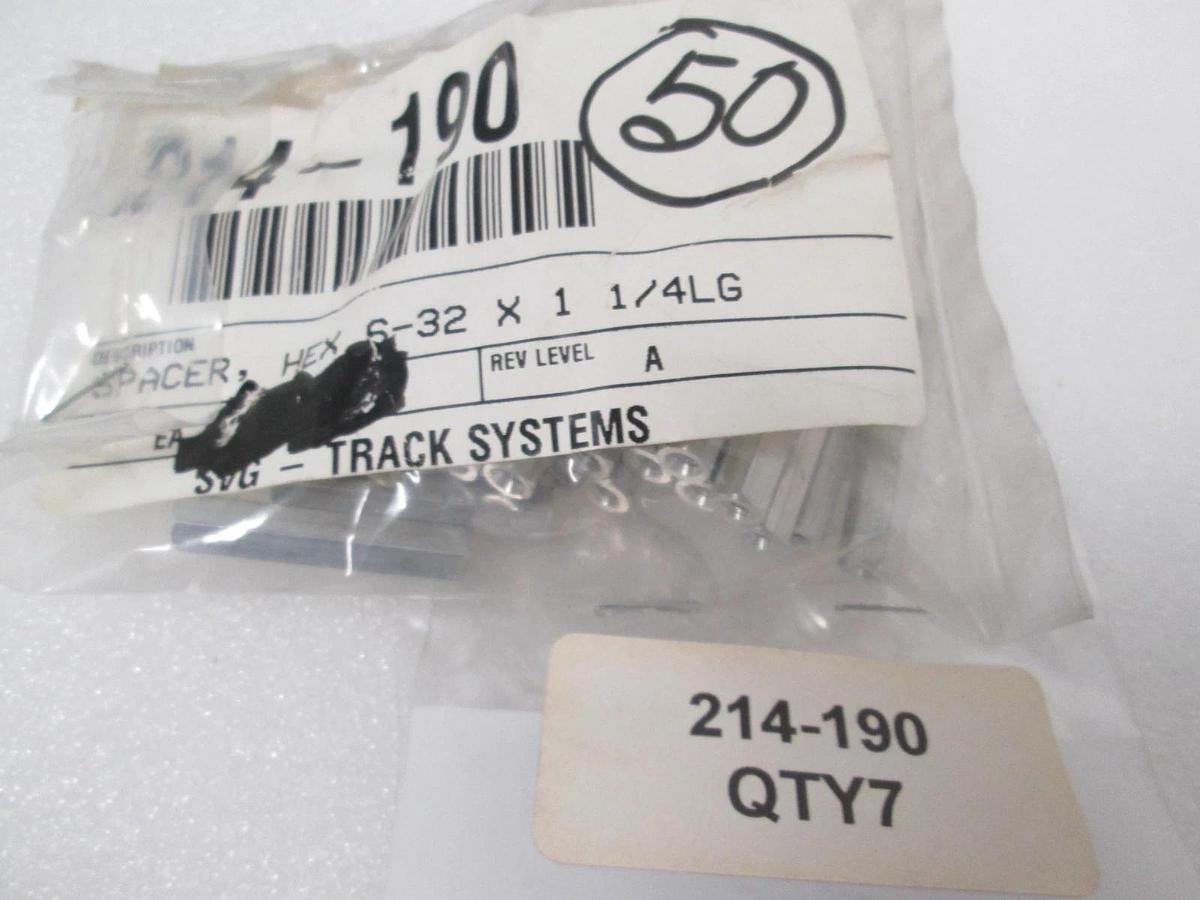 Hex Spacer, 6-32 x 1 1/4LG, 214-190, New, Lot of 50