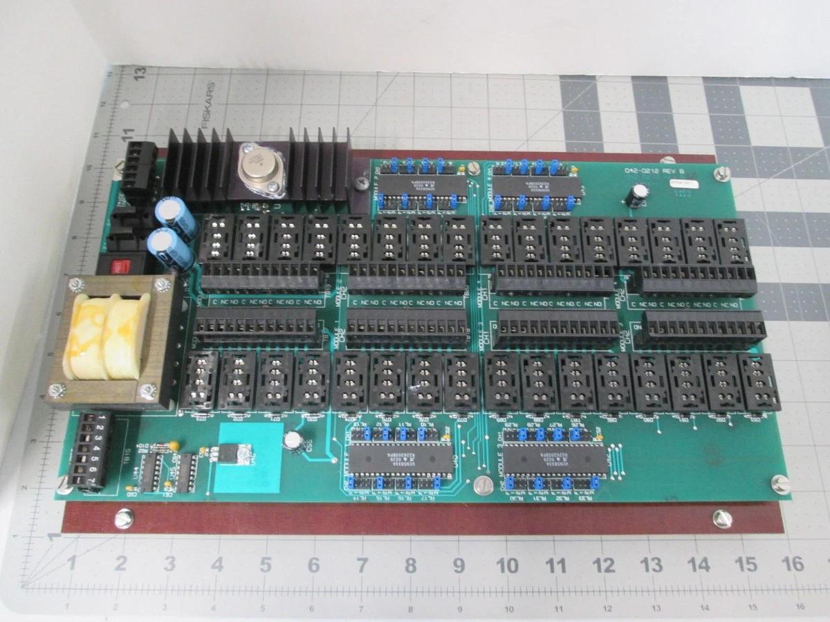 Bacharach, Model 6805, 8-Channel Backplane PCB Assy, New