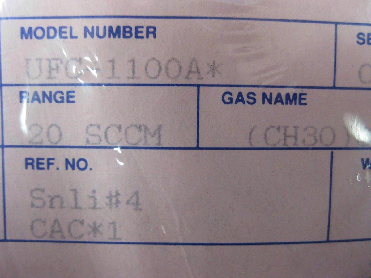 Used Unit UFC-1100A Mass Flow Controller, TMB (CH30)3B, 20 SCCM, Refurbished