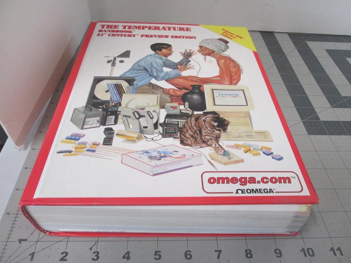 Used Omega, The Temperature Handbook, 21 Century Preview Edition, Used