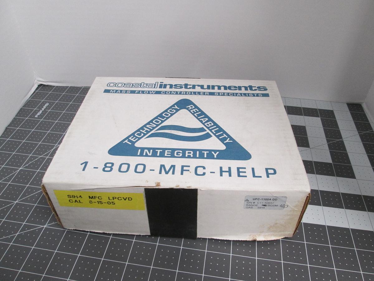 Coastal Instruments, UFC-1100A DD MFC 120 SCCM SiH4 Silane NEW in Box