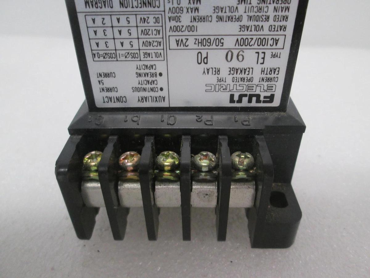 Used Fuji Electric, Class 1, Earth Leakage Relay, Used