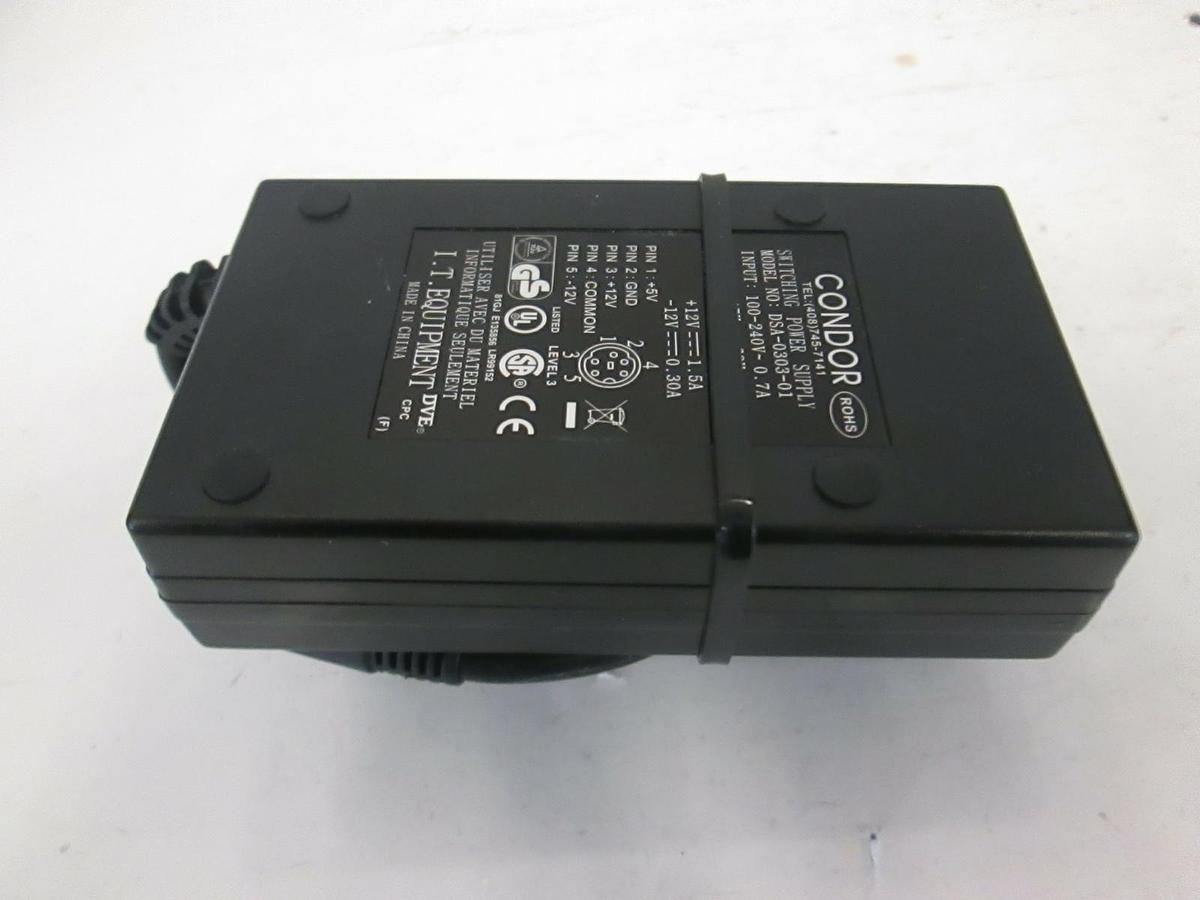 Used Condor DSA-0303-01 Switching Power Supply, Used