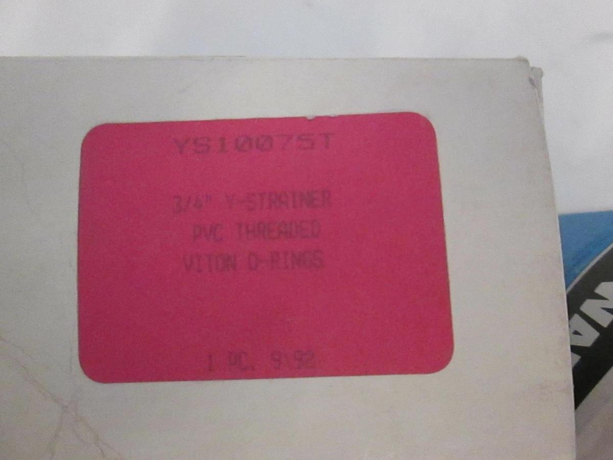 Hayward, Plastic Valves, YS10075T, 3/4" Y-Strainer PVC Threaded, New, Lot of 2