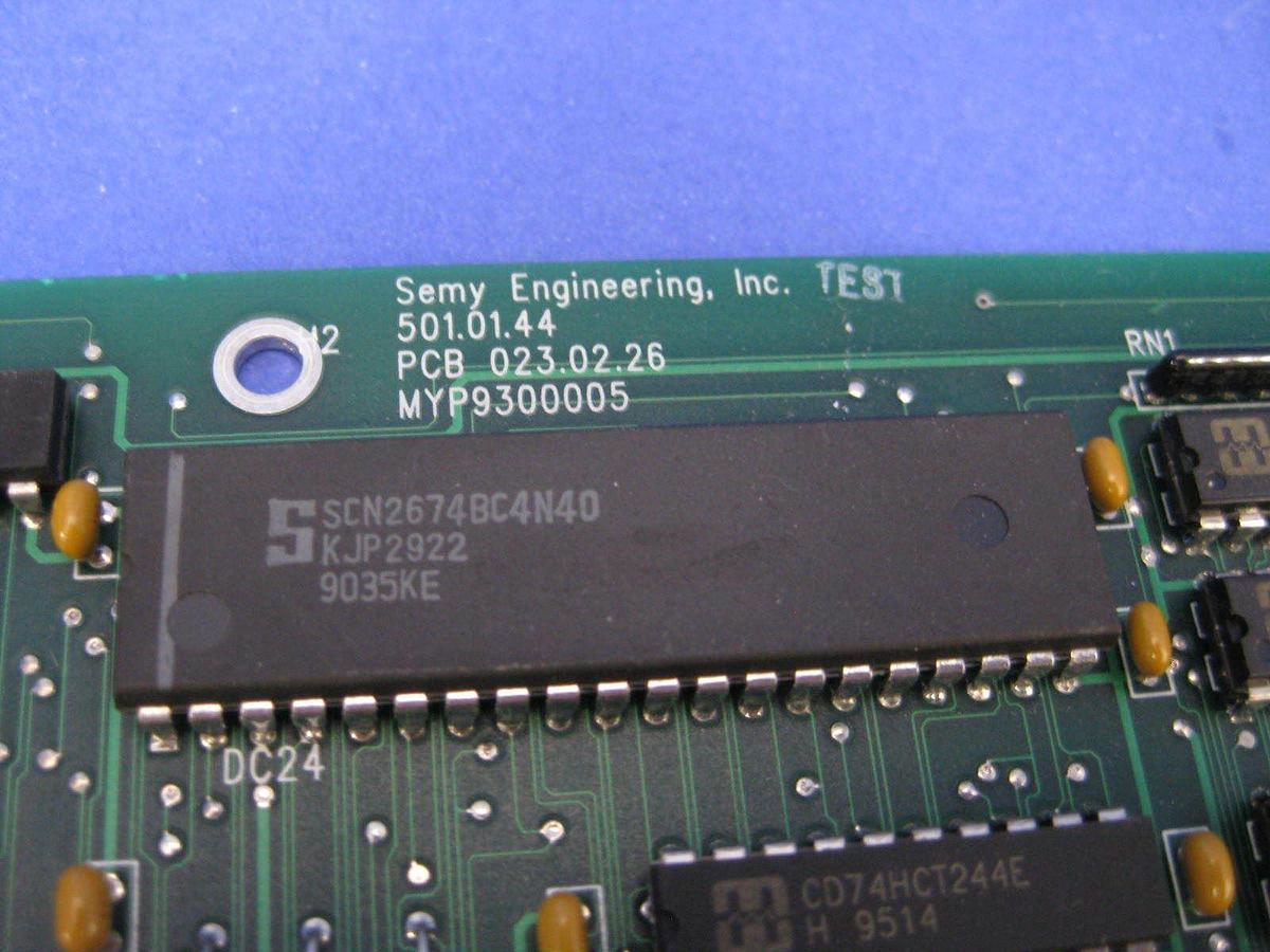 Used Mypro Semy Engineering, 501.01.44 PCB, MYP9300005, Used video control board