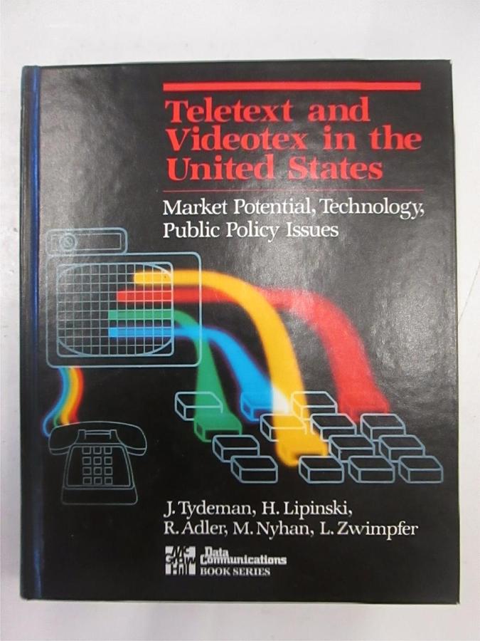 Used Data Communications Teletext and VideoTex in the United States, Used