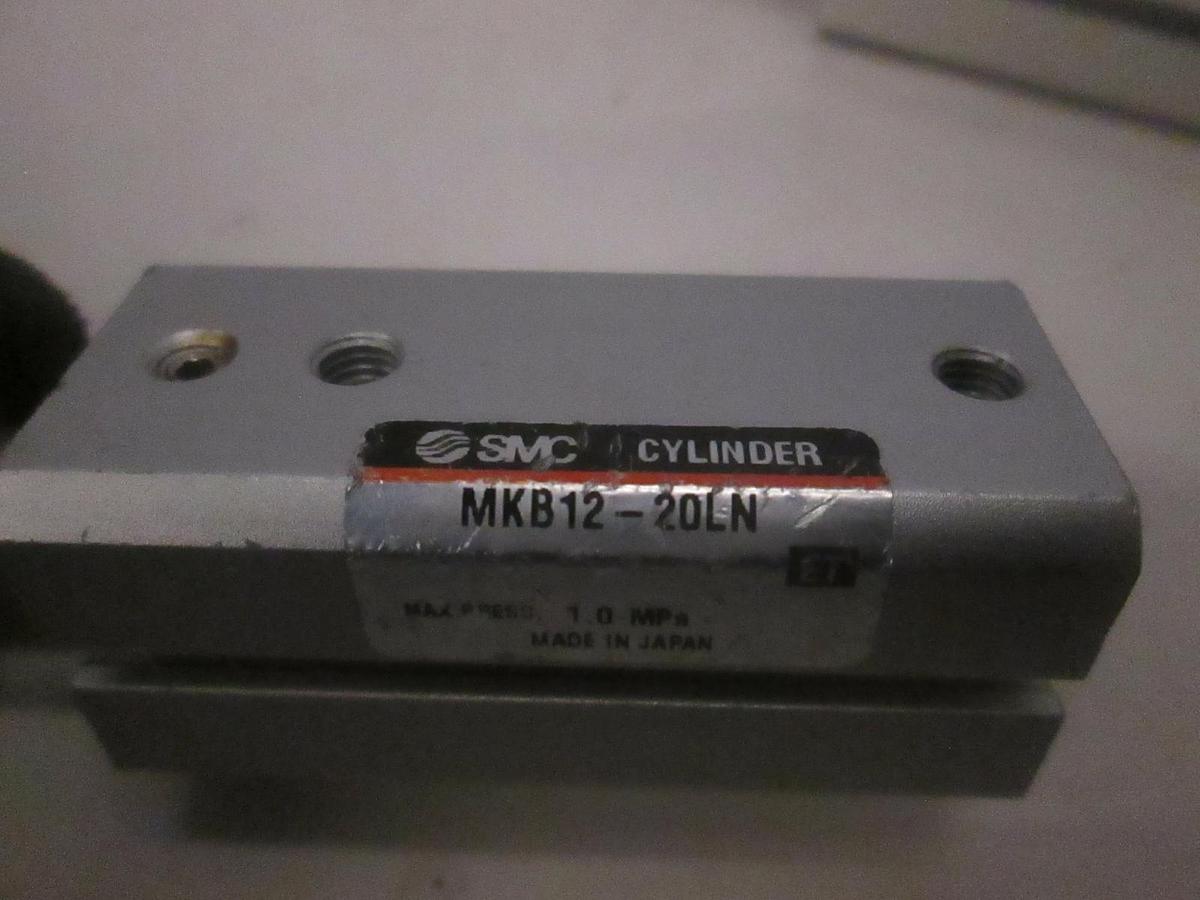 Used SMC, Rotary Clamp Cylinder, MKB12-20LN, Used, Lot of 2