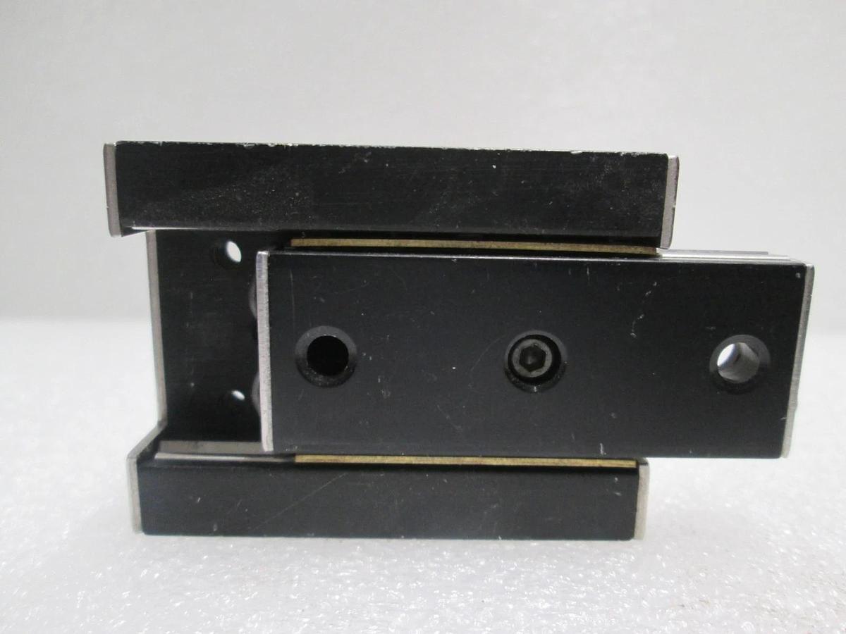 Used Del-TronLinearBearing Guide Block w/ Guide Rail, Used