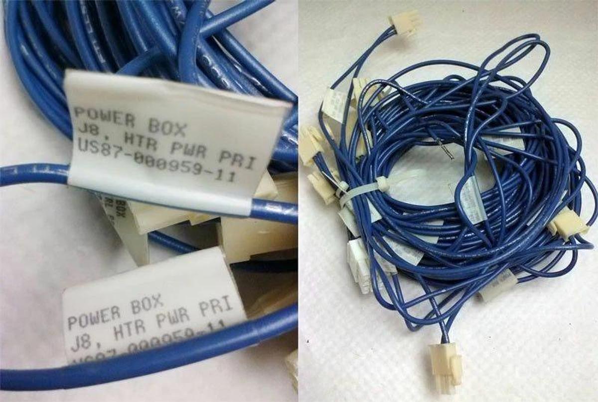 Used TEL Tokyo Electron US87-000959-11 Power Box Cable Harness, Used