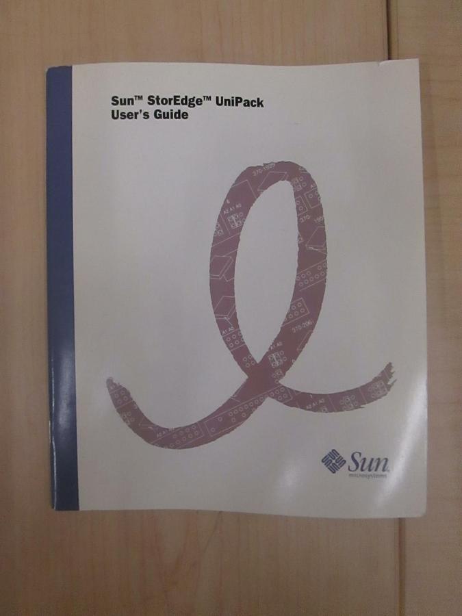 Used Sun StorEdge UniPack User's Guide, 805-3941-10, Used