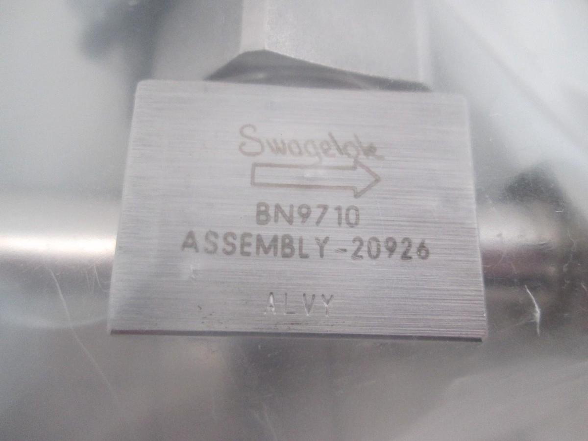 Swagelok, BN9710 Assy 20926, Diaphragm Valve, NC, Hi-Temp-SCD, New