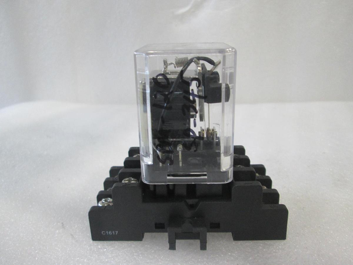 Used Potter & Brumfield, KUP-5D15-24 Relay w/ NDSQ-11A Socket, Used