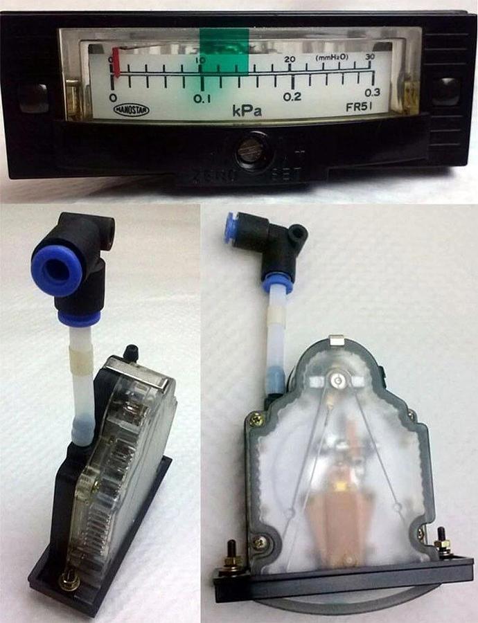 Used TEL Tokyo Electron FR51HV300D Manometer, LOT of 2
