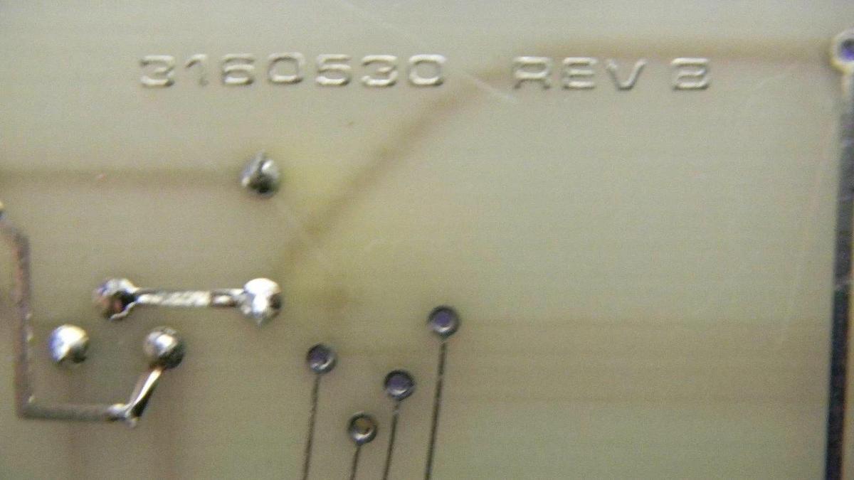 Used Oak 3160531 Rev R/4 Board, PCB Assembly, Working When Removed