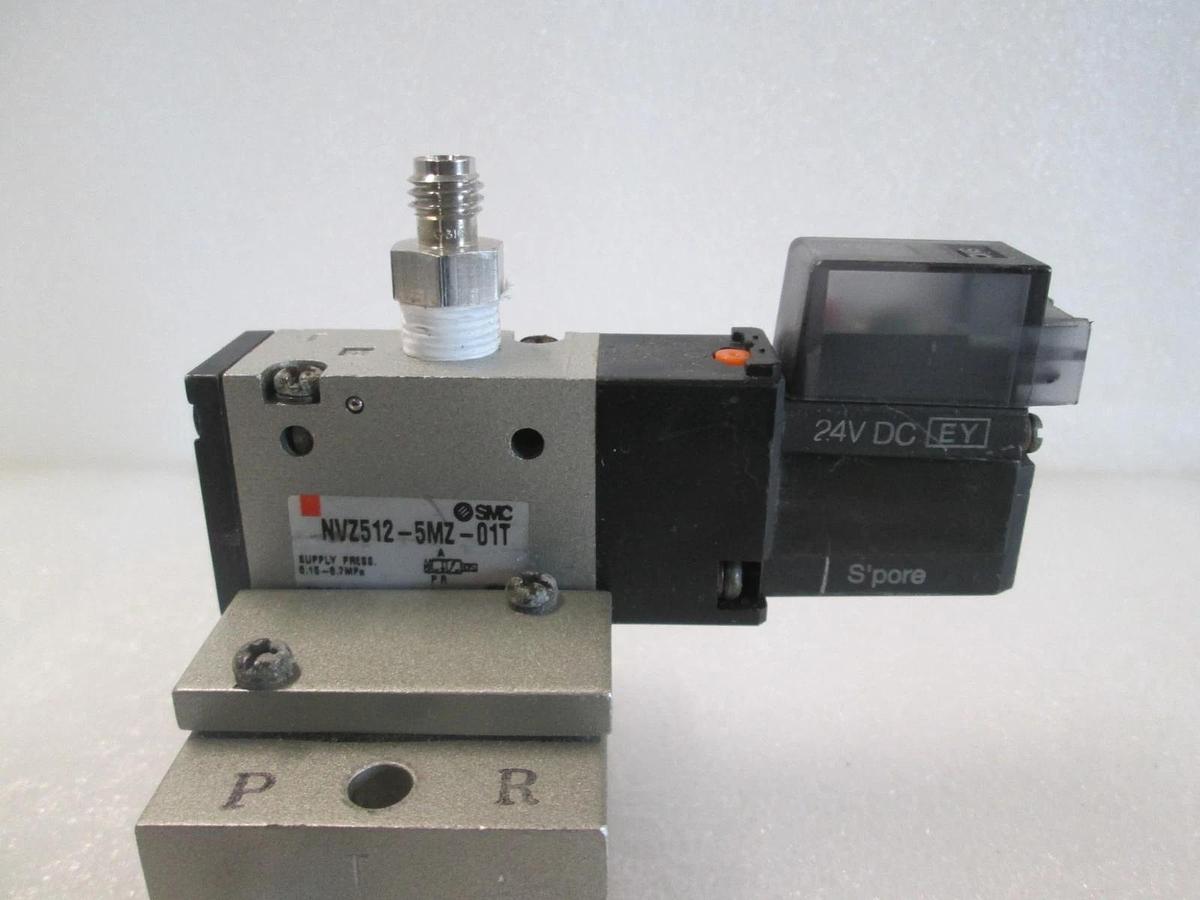 Used SMC, NVZ512-5MZ-01T, Solenoid Valve Assy, Used
