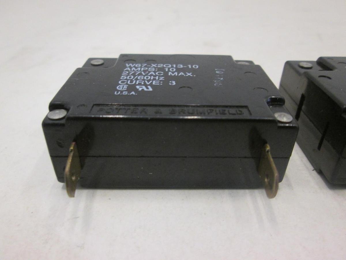 Used Potter & Brumfield, W67-X2Q13-10, Circuit Breaker Switch, Used, Lot of 2