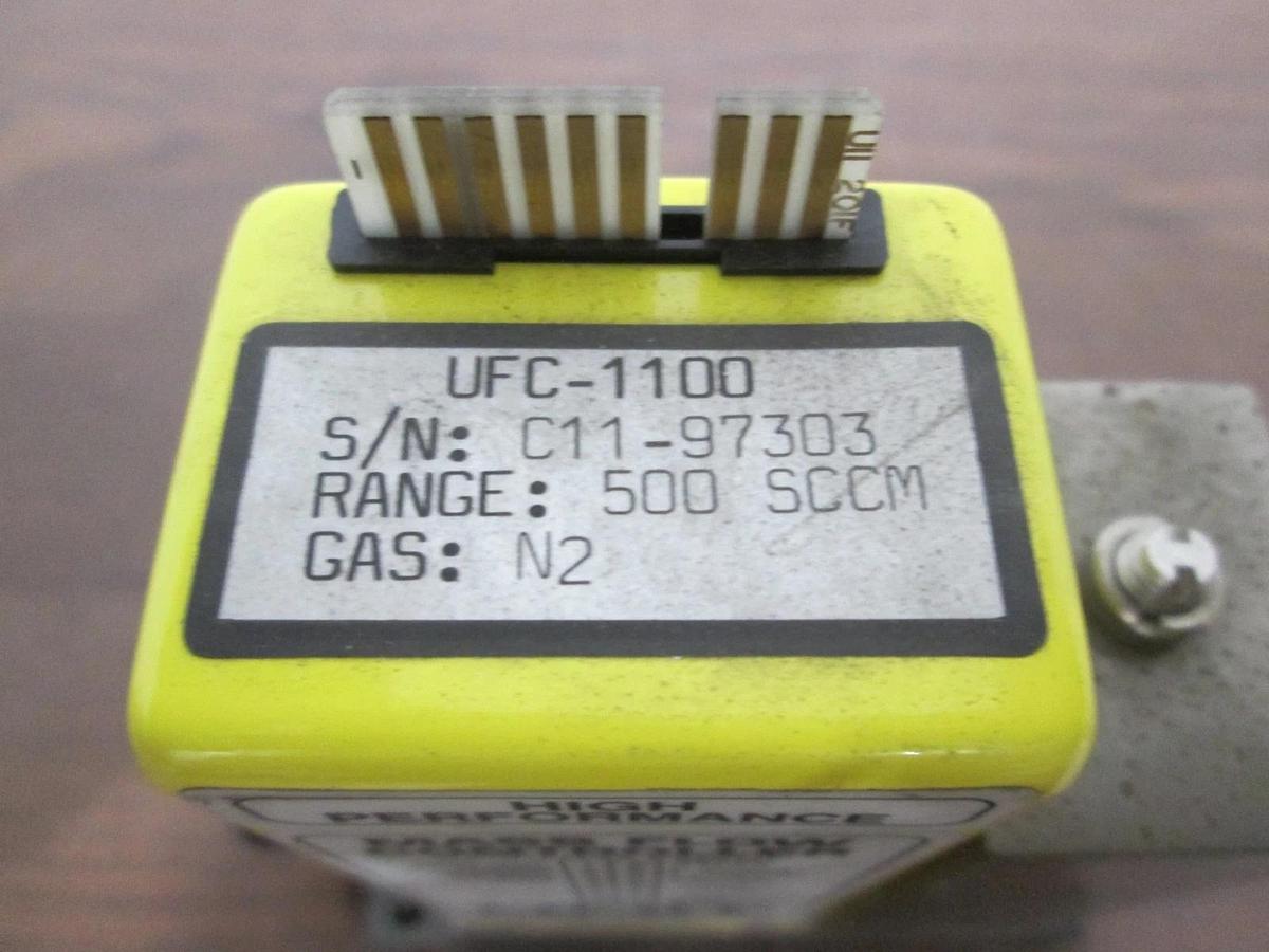 Used Unit, High Perfor. UFC-1100, 500 SCCM, N2, Mass Flow Controller, 1/4" Port, Used
