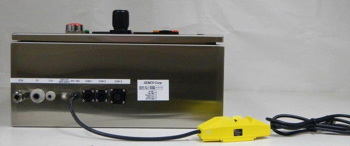 Used Semco Corp. Lydop POCL3 P5-103C Pumping Station, 60HZ, 120VAC, 1 Ph, 2A, 240W