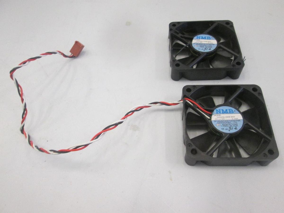 Used NMB, 2406GL-04W-B59, DC Brushless Fan Motor, Used, Lot of 2