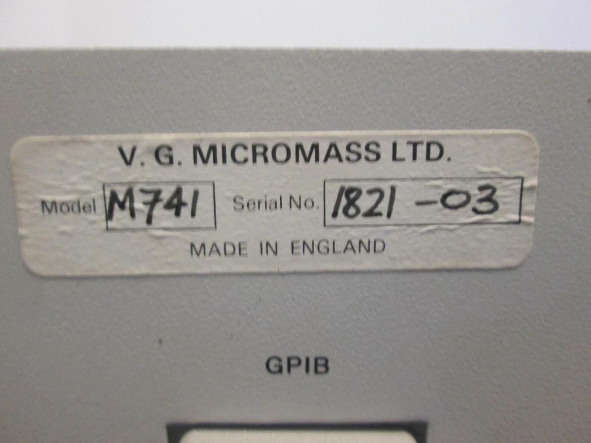 Used Micromass LTD, Plasmaquad Control, Model M741, Used