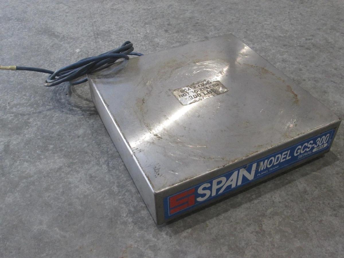 Used Span, Model GCS-300, 300LB Max Scale, Used