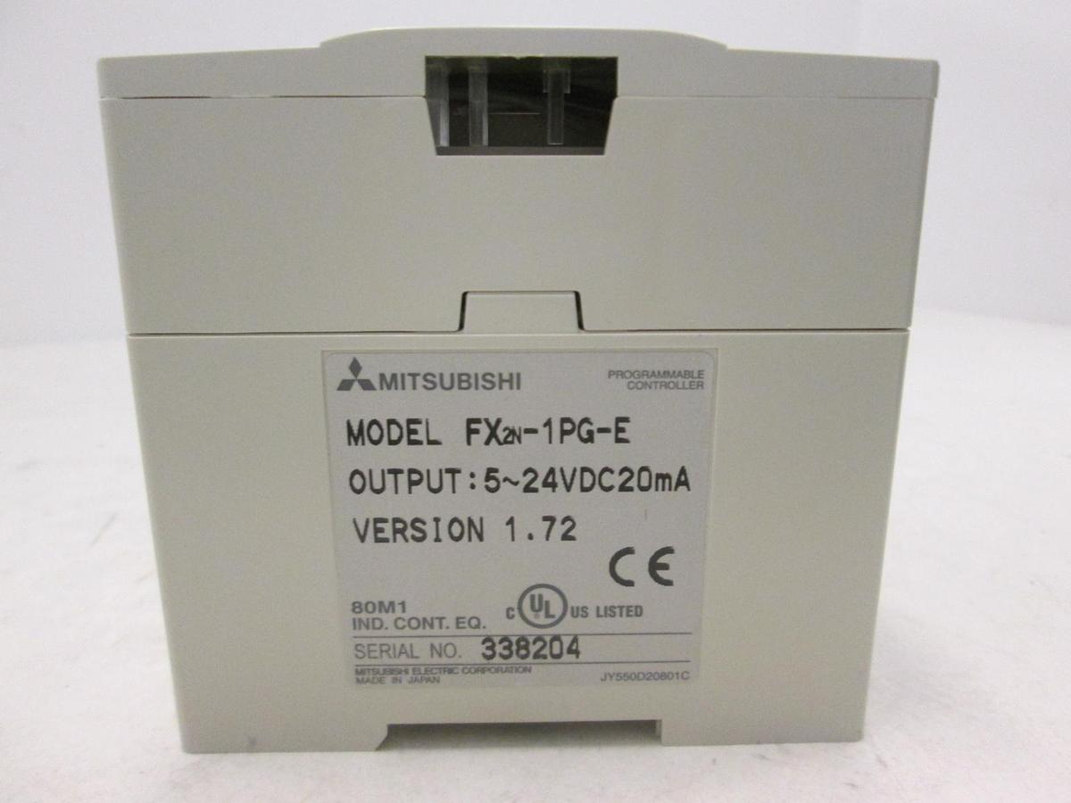 Used Mitsubishi, FX2N-1PG-E, Programmable Controller, 5-24VDC 20mA, Used