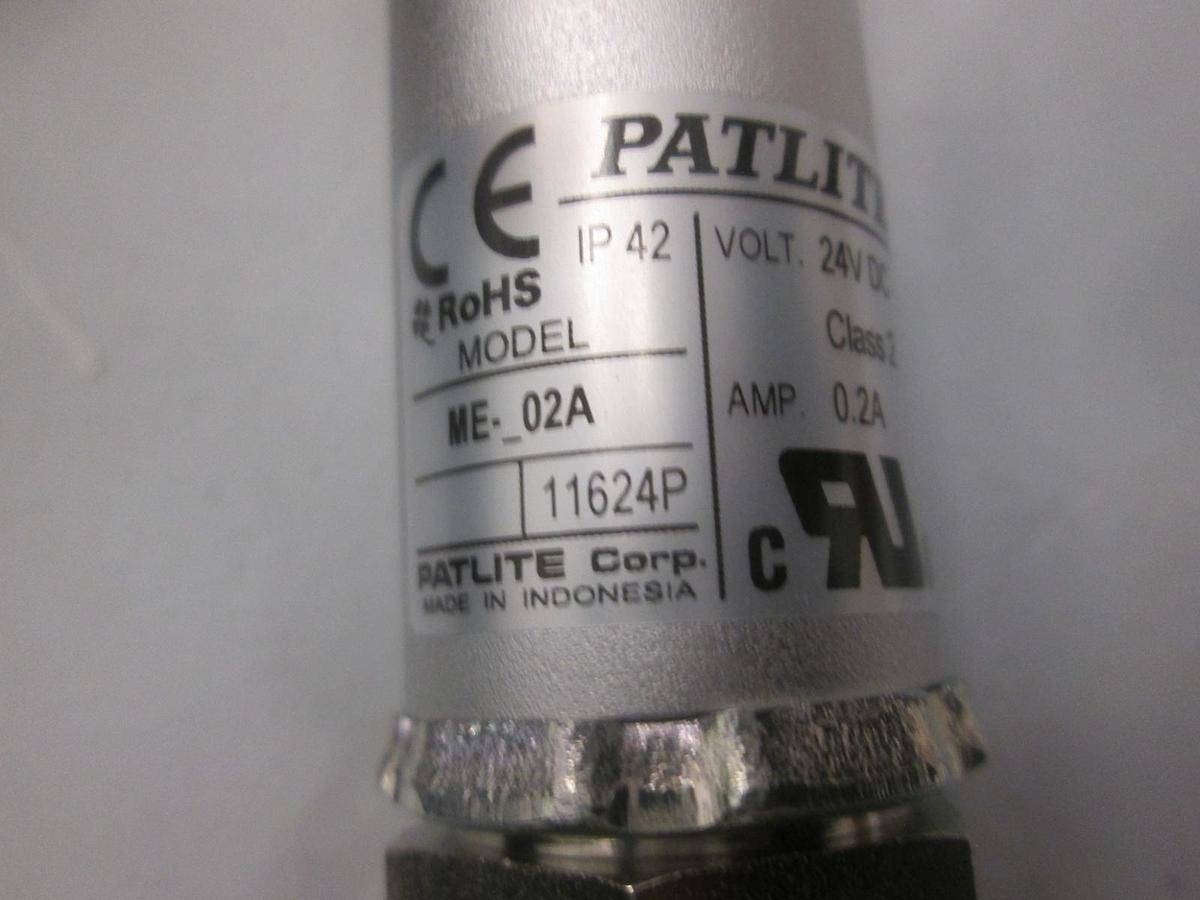 Used Patlite, ME-102A, Signal Light Tower, Green Light, New