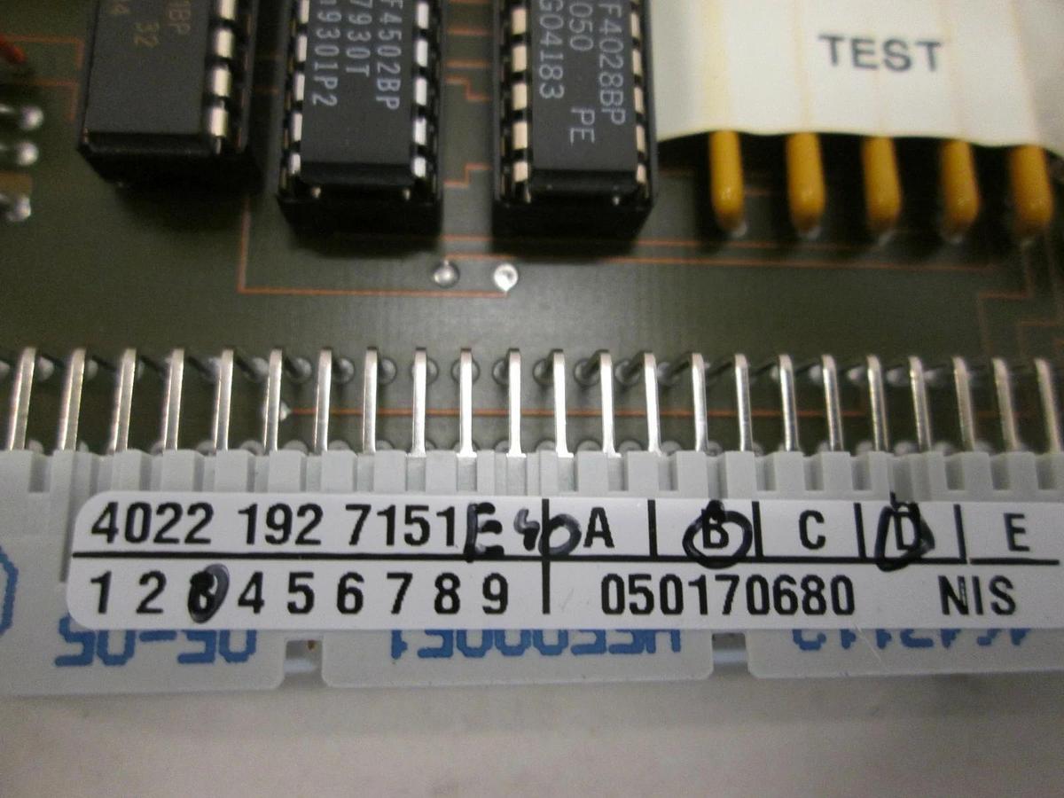 Used FEI, 4022 192 7151, QDCR PCB, Used