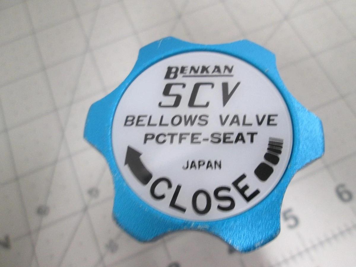 Benkan, SCV, Bellows Valve, PCTFE-SEAT, New