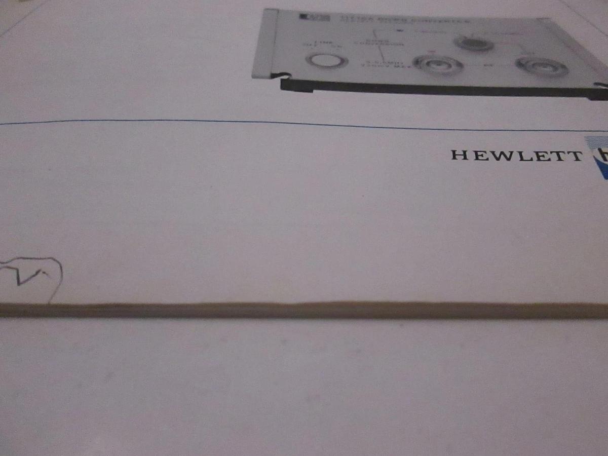 Used HP Model 11710A Down Converter Operating and Service Manual, Used