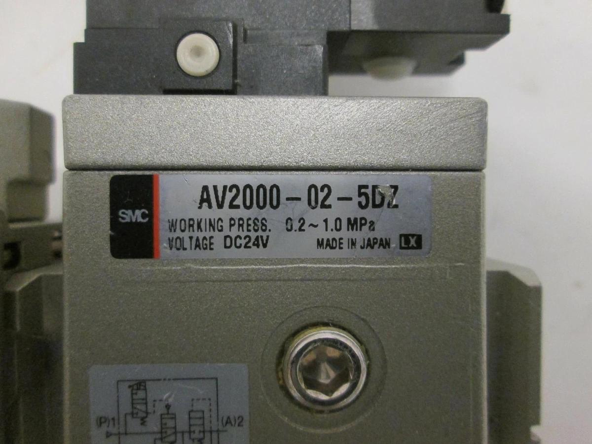 Used SMC, AV2000-02-5DZ, AFM20-02, Mist Separator and Valve Assy, Used