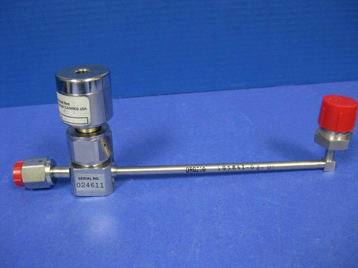 Used APTECH AP2550S 2PW FV4 TW4 Valve Assembly 1/4" FVCR x 1/2" MVCR