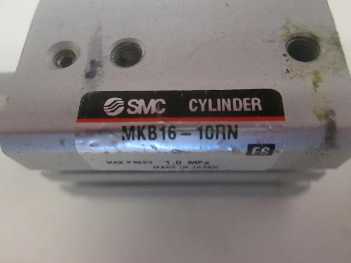 Used SMC, MKB16-10RN, Pneumatic Cylinder, Used