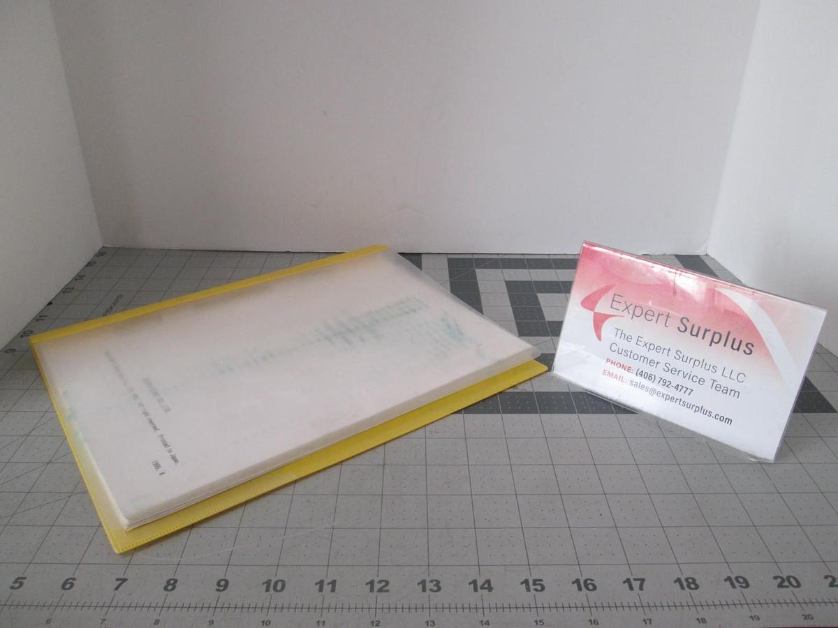Used Seiko Seiki, STP-600 (C)/1000 (C) Turbomolecular Pump Instruction Manual, Used