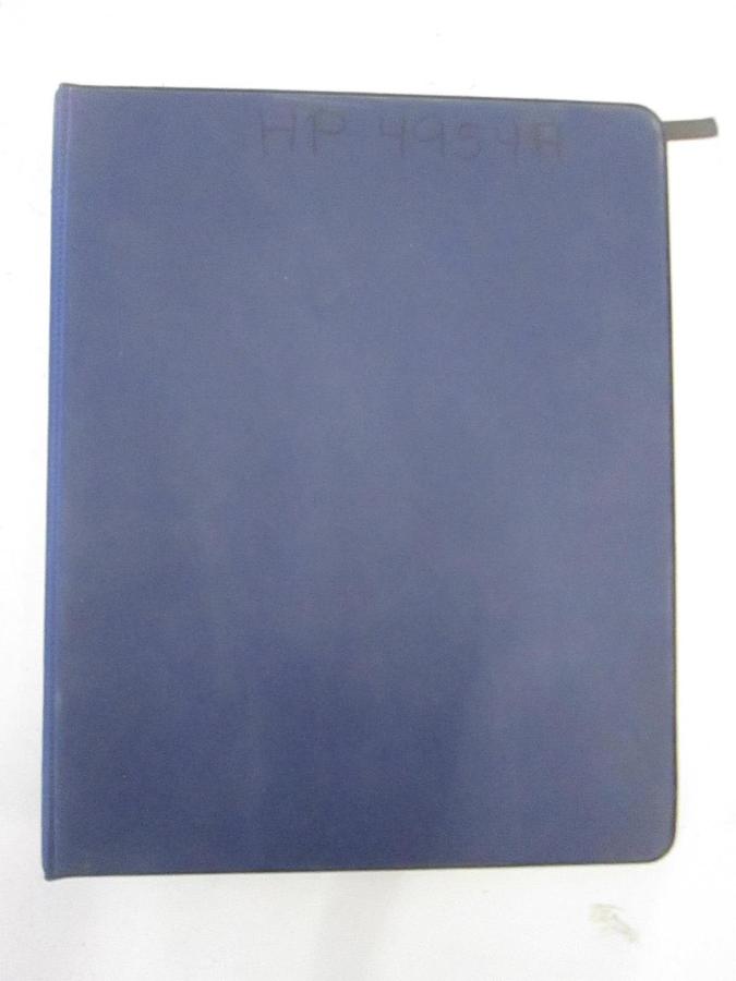 Used HP 4954A Protocol Analyzer Software Demonstration Disc User's Guide, Used