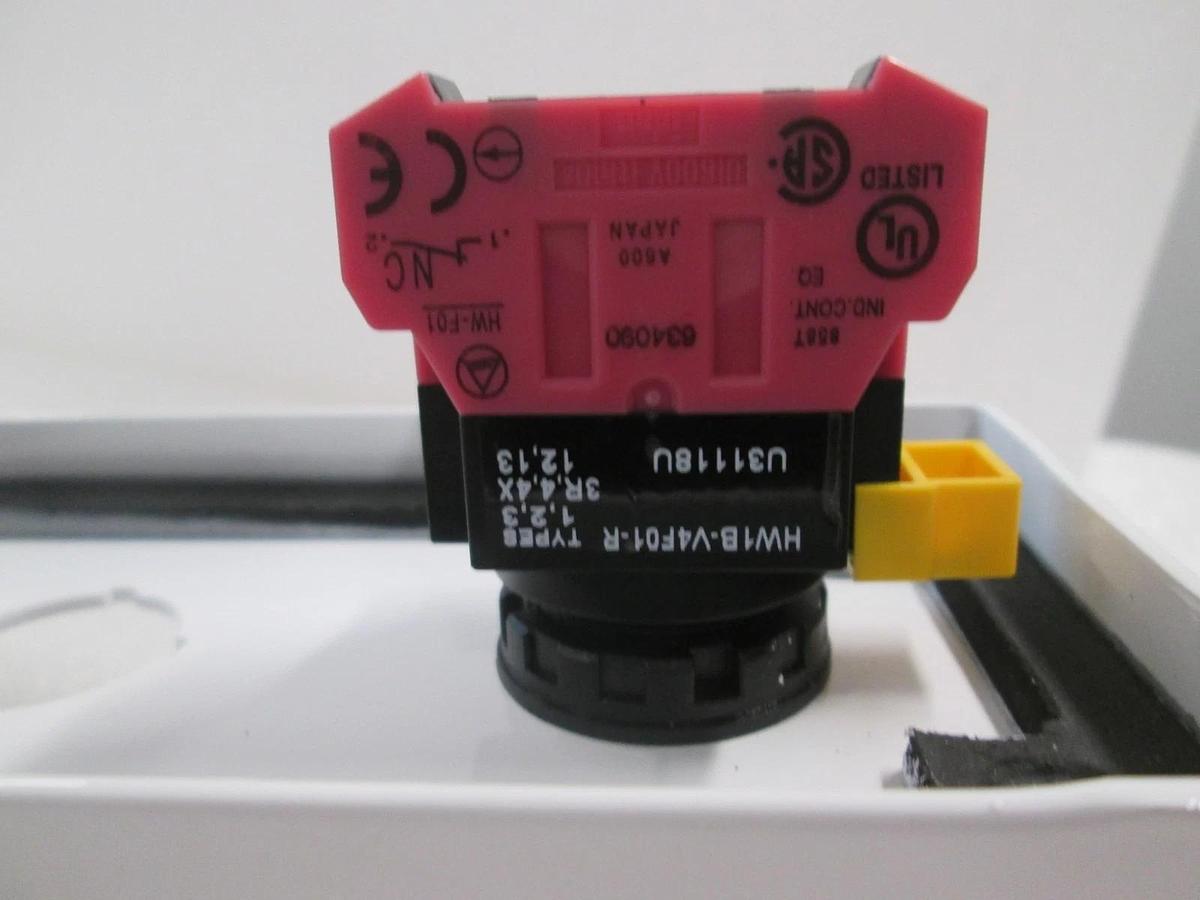 Used Cover Interlock Bypass Panel w/ Emergency Stop Button, Used