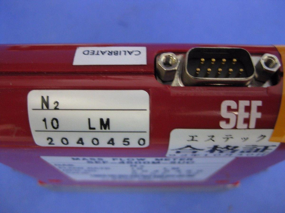 Used Stec SEF-4500M-SUC Mass Flow Meter 10 LM, N2, Used Lot of 3