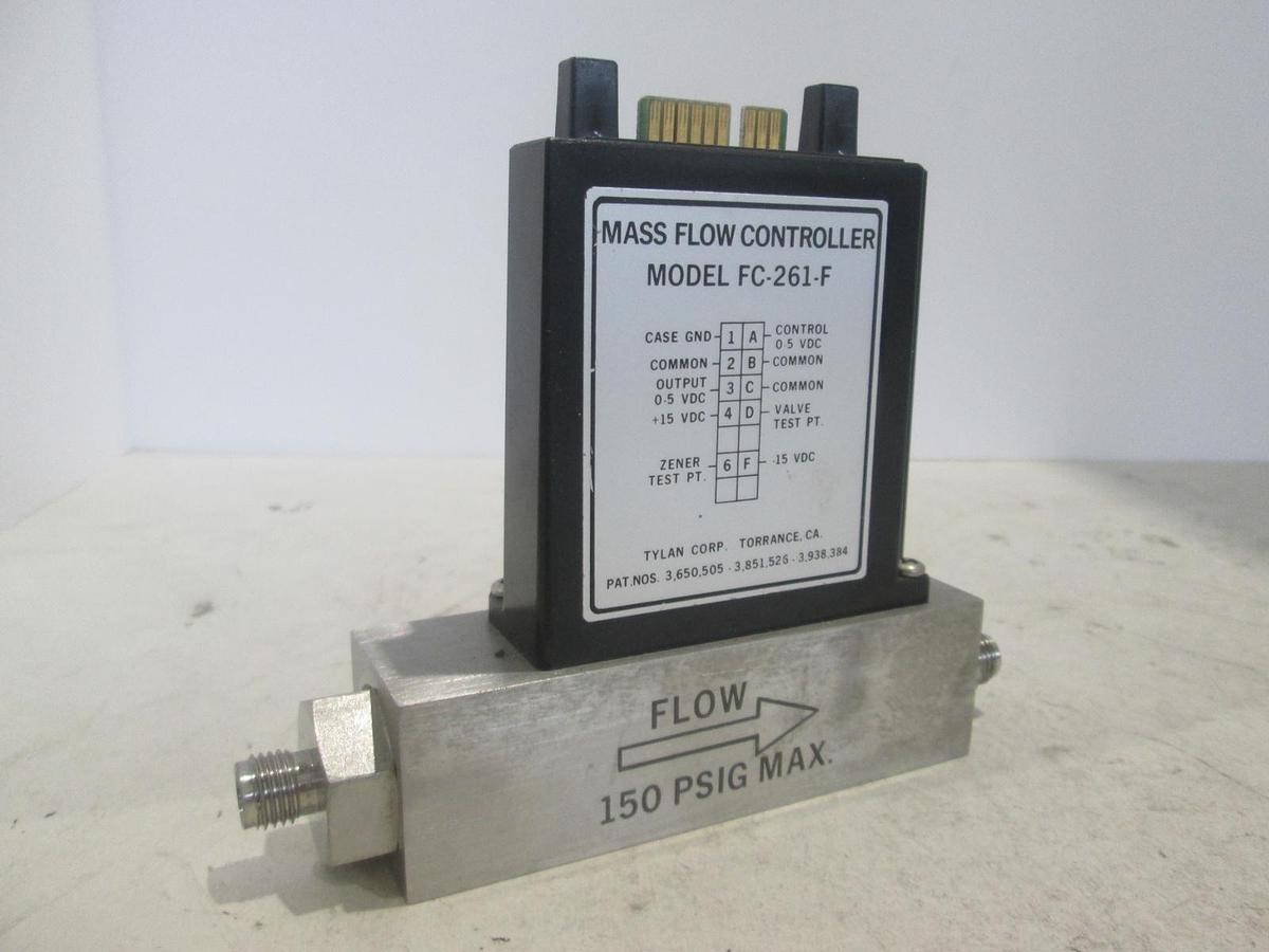 Used Tylan, FC-261-F, Mass Flow Controller, 20 SLPM, AR, Used