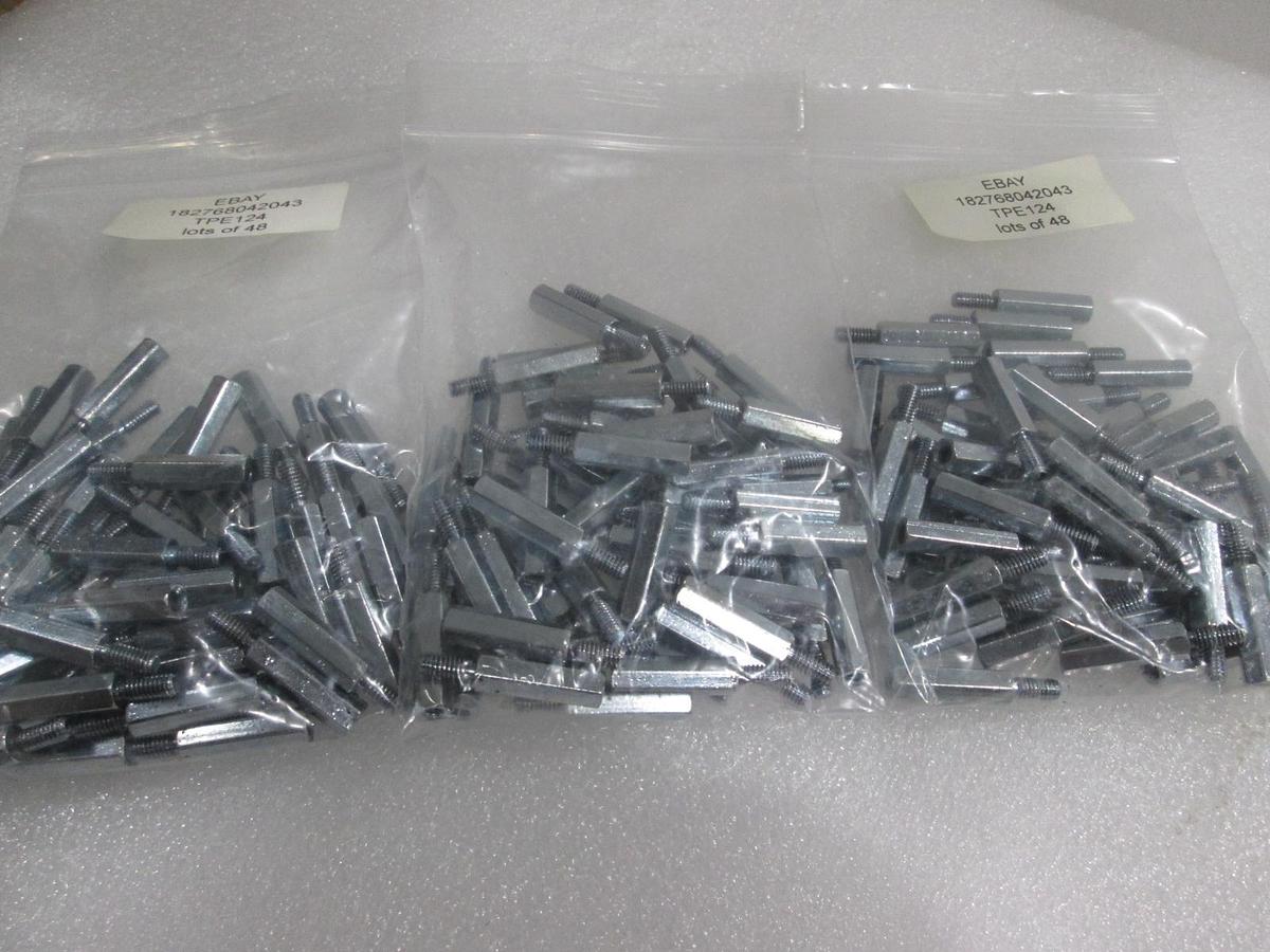 Hex Spacers, New, Lot of 144